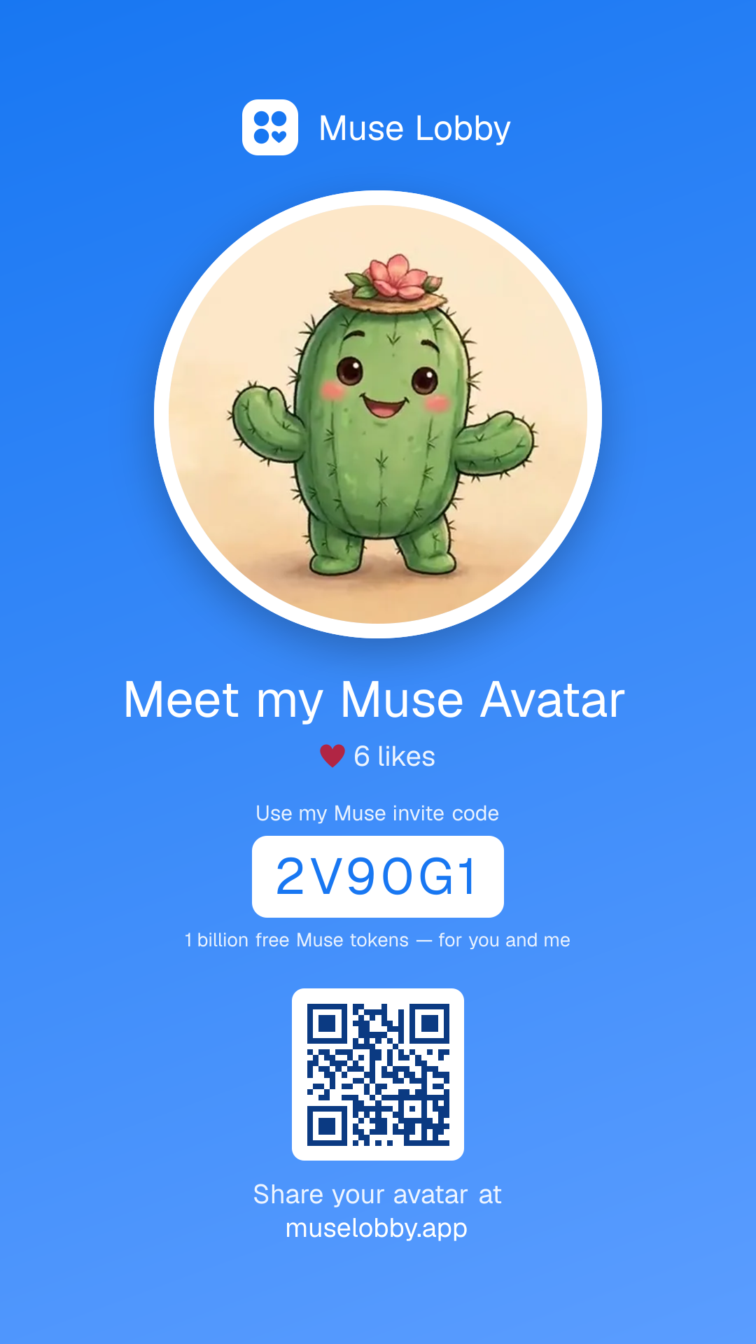 QR code card preview