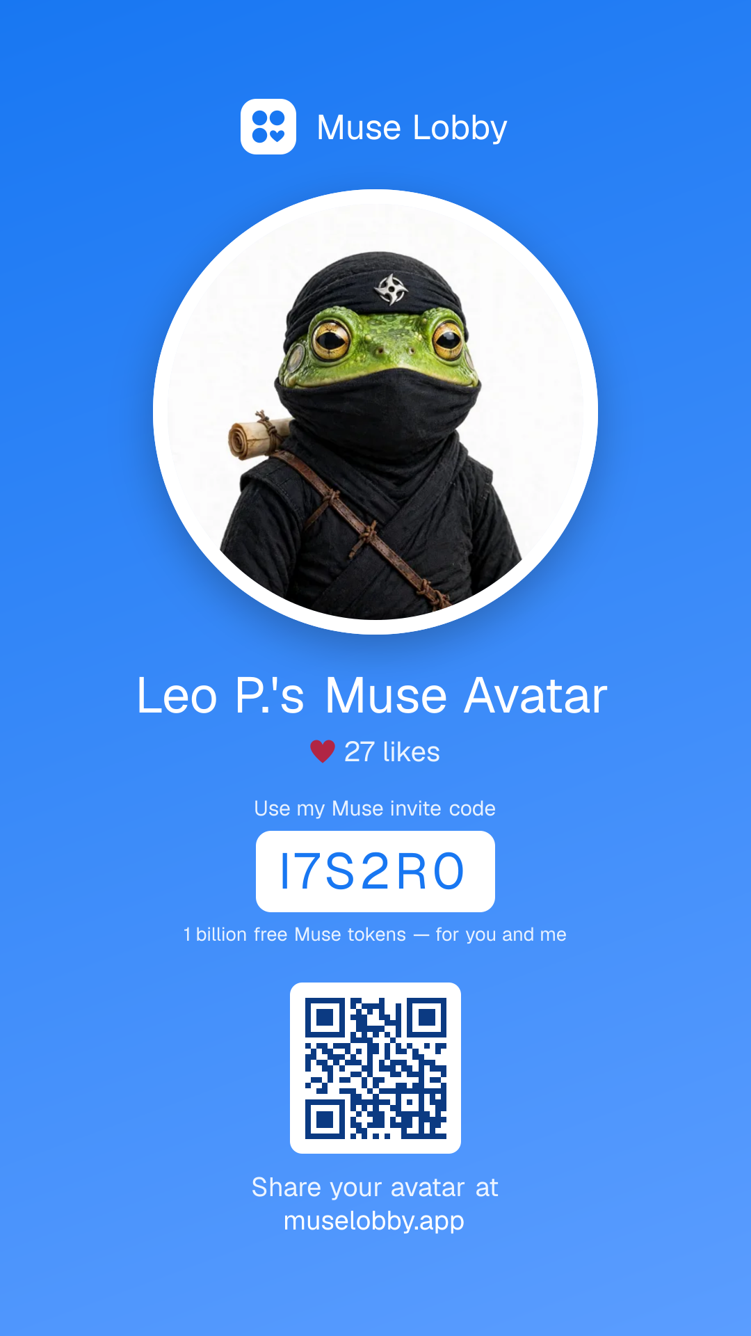 QR code card preview