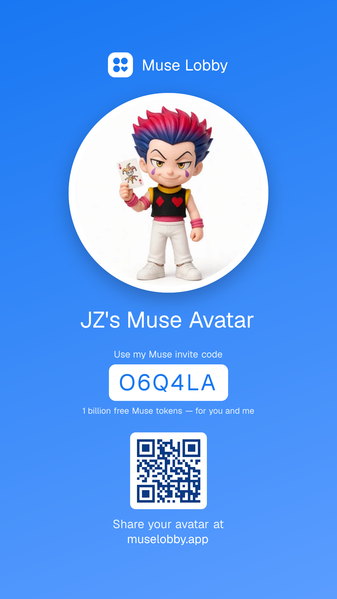 QR code card preview