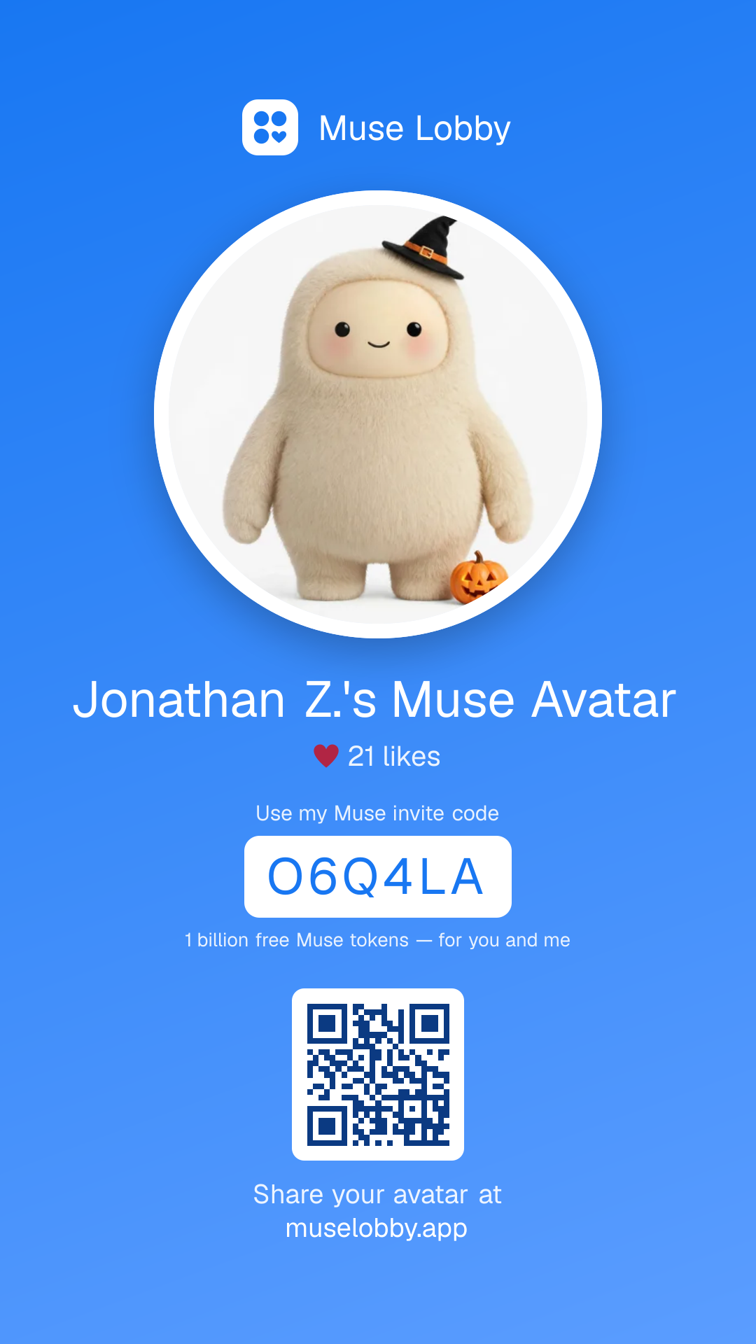 QR code card preview