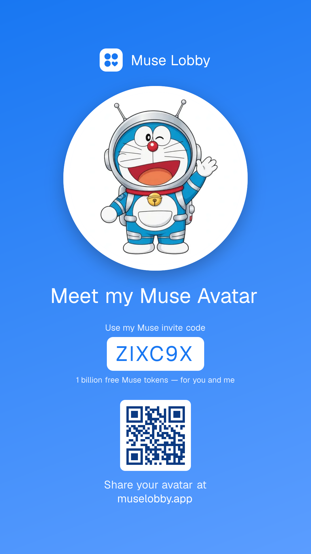 QR code card preview