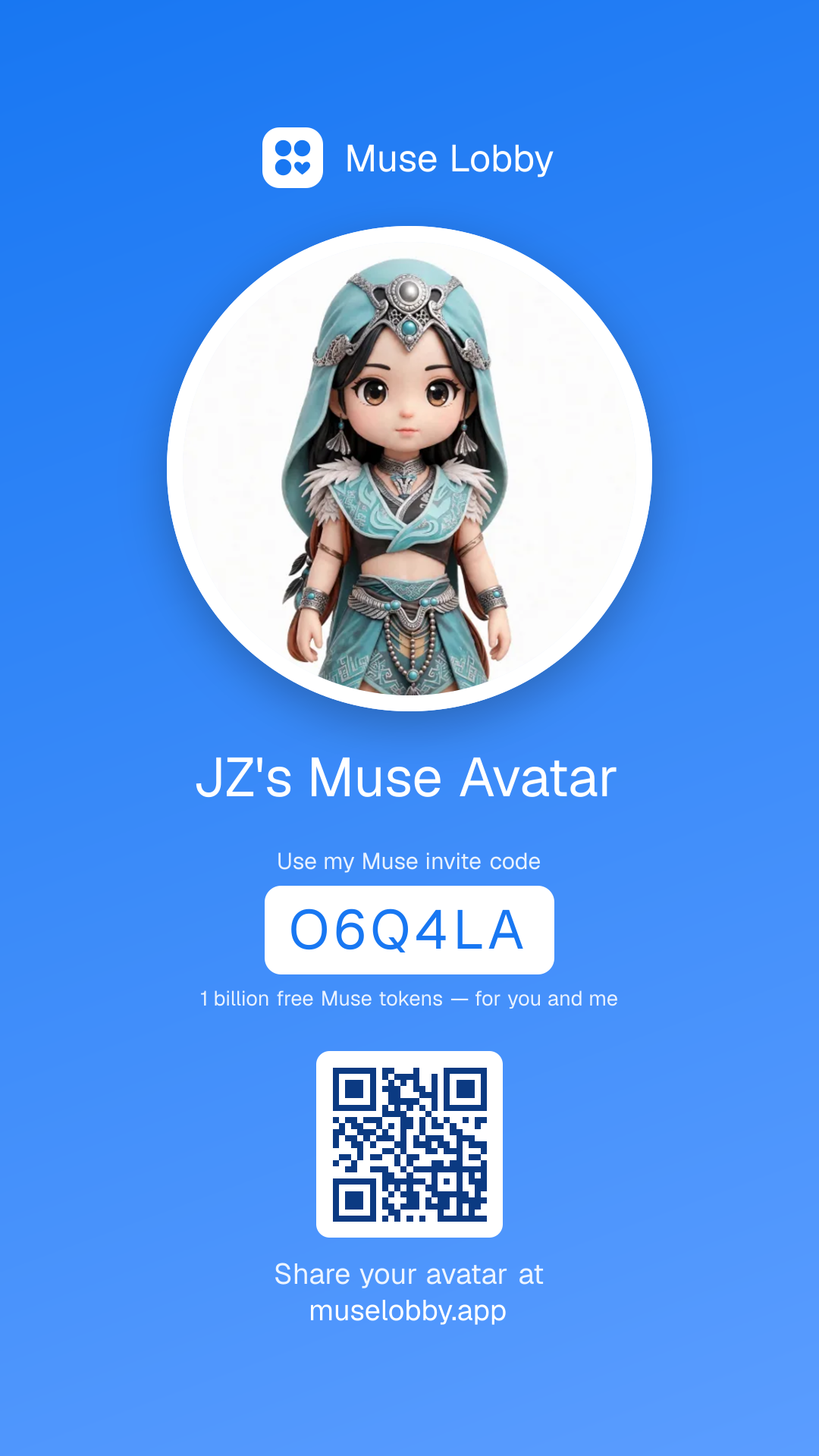 QR code card preview