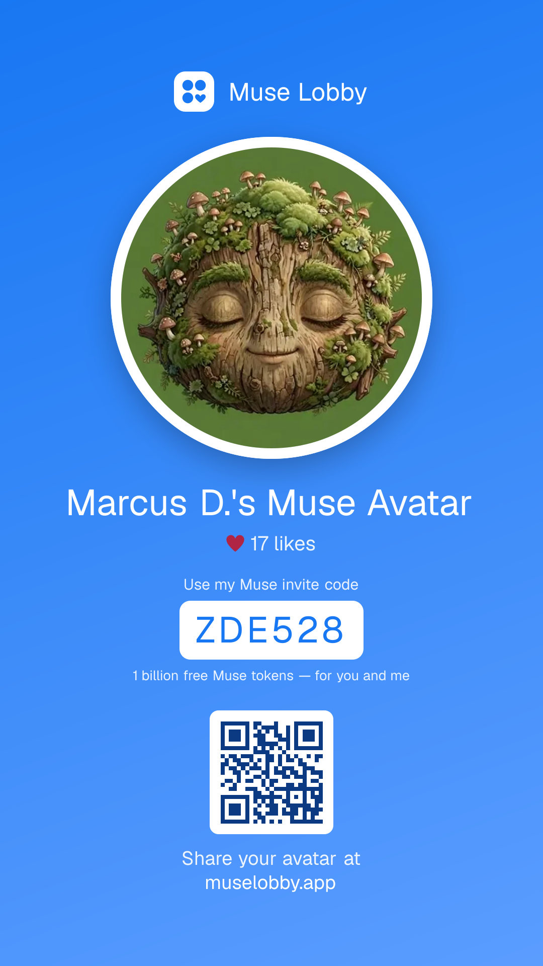 QR code card preview