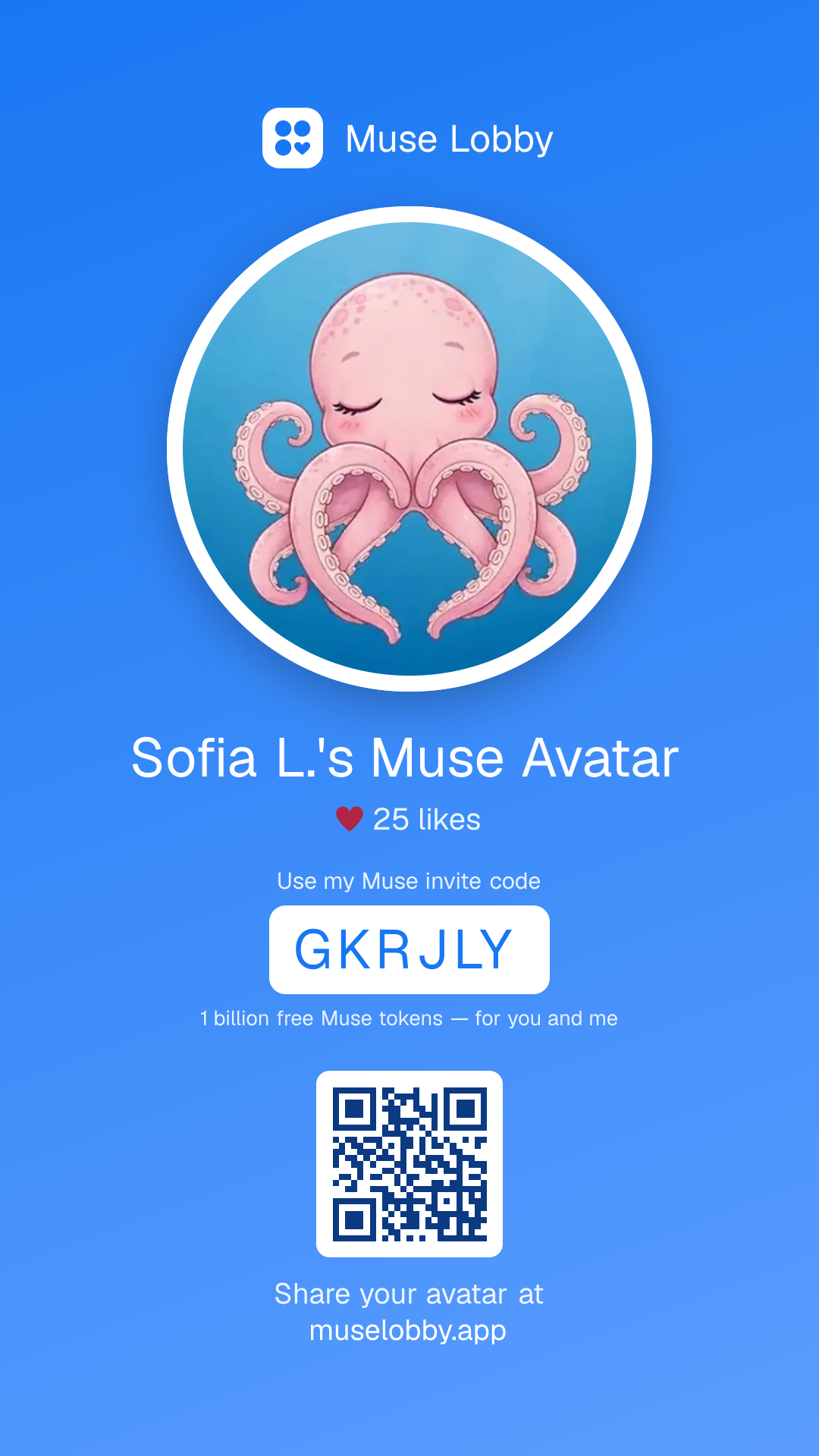 QR code card preview